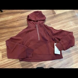 Lululemon oversized scuba 1/2 zip new with tag